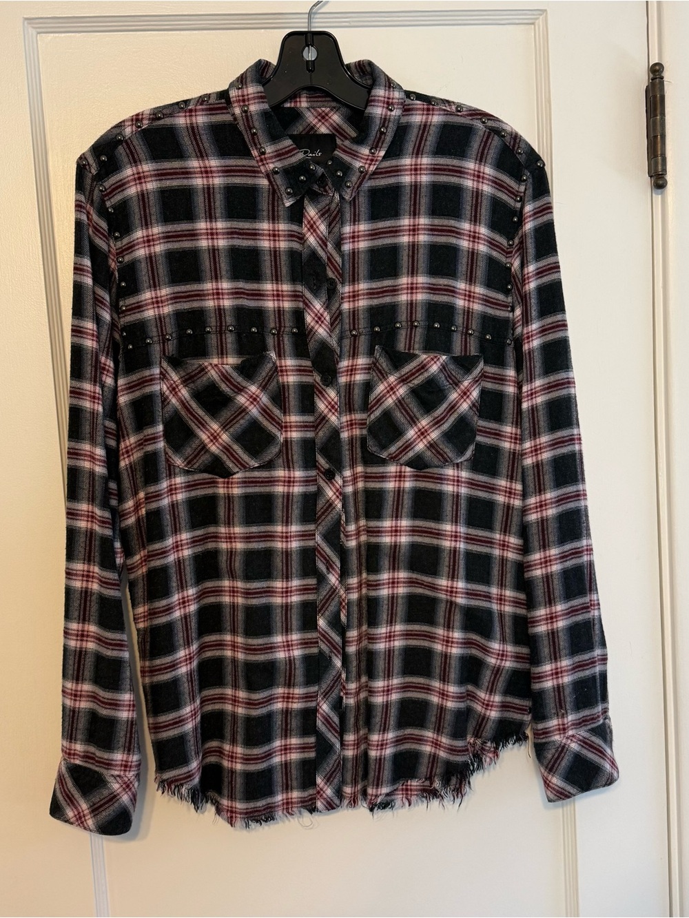 Rails - “Rex” Plaid Studded Button-Up Shirt